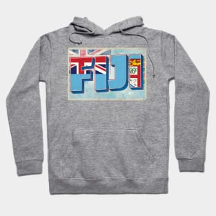 Fiji vintage style retro souvenir Hoodie